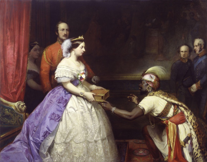 The-Secret-of-Englands-Greatness-Queen-Victoria-presenting-a-Bible-in-the-Audience-Chamber-at-Windsor-Thomas-Jones-Barker-oil-painting-1.jpg